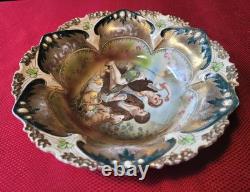 Stunning RS PRUSSIA The Melon Eaters Ornate 9-1/4 MASTER BERRY / Serving BOWL