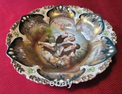 Stunning RS PRUSSIA The Melon Eaters Ornate 9-1/4 MASTER BERRY / Serving BOWL