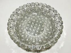 Stunning Vintage 1920 Original American Brilliant Cut Glass Bowl
