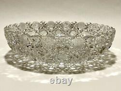 Stunning Vintage 1920 Original American Brilliant Cut Glass Bowl