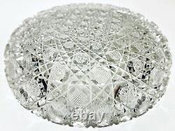 Stunning Vintage 1920 Original American Brilliant Cut Glass Bowl