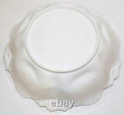 Stunning Vintage Rs Prussia Porcelain Unmarked Pink & Yellow Roses 9 1/4 Bowl