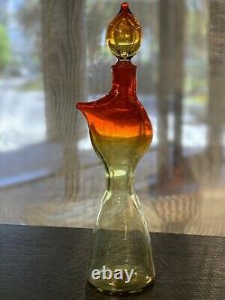 Super Rare 1958 Blenko, Wayne Husted Spouted Glass Decanter # 5823