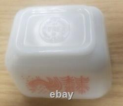 Super Rare Pyrex PINK Butterprint Refrigerator 1 1/2 cup 501 Bowl