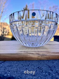 TIFFANY & CO ATLAS 9-3/4 Large CENTERPIECE Bowl Lead Crystal-Signed Retired
