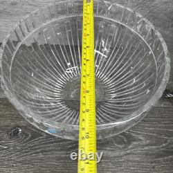 TIFFANY & CO ATLAS 9-3/4 Large CENTERPIECE Bowl Lead Crystal-Signed Retired