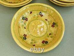 Terre E Provence Ceramic Poterie 8 ¼ All-Purpose Bowls Soup Cereal Set of 6