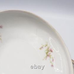 Theodore Haviland Limoges France Covered Round Vegetable Dish Bowl
