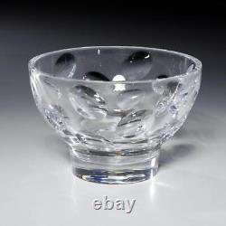 Three (3) Christofle France Cluny Crystal Dessert Bowls, 2.5 x 3.75