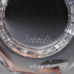 Three (3) Christofle France Cluny Crystal Dessert Bowls, 2.5 x 3.75