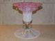 Tiffany Art Glass Pastel Candlestick 4 1/2 Excellent
