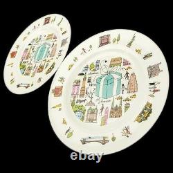 Tiffany & Co. 5th Avenue Dessert Plate 2pcs Tableware Dish Japan F/S Mint