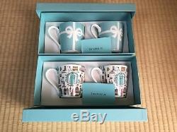 Tiffany & Co. Blue Ribbon Mug Cup and 5th Avenue Bone China 2box Set Japan F/S