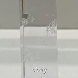 Tiffany & Co Candle Sticks. Pair of 10 in Tall Designer Crystal Candle Holders