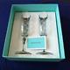 Tiffany & Co. Champagne Flute Glasses Set Of 2 With Box New F/S