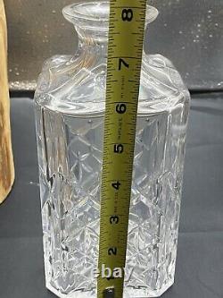 Tiffany & Co. Crystal Retired Master Piece Square Decanter & Stopper Mint