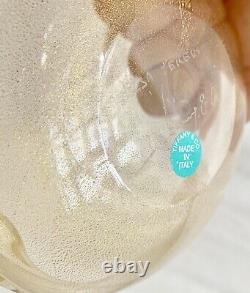 Tiffany & Co Elsa Peretti Gold Flake Art Glass