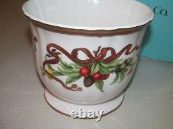 Tiffany & Co Holiday Cashe Pot Ice Bucket Garland Ribbon Bowl Planter Wbox Japan