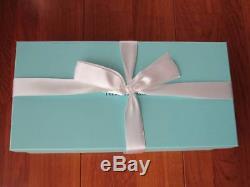 Tiffany & Co. Official Product Bow Ribbon Glass Cup Set of 2 New in Blue Box