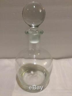 Tiffany & Co Signed Crystal Spirits Liquor Decanter with Glass Stopper Vintage