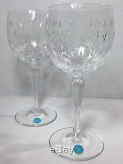 Tiffany & Co Wine glass pair set with box unused from Japan Free Shipping