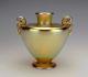 Tiffany Favrile Two Handled Gold Urn Vase Circa 1913