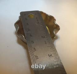 Tiffany LCT Gold Favrile Glass Favrile Salt Dish 2 Vibrant Gold FREE SHIPPING