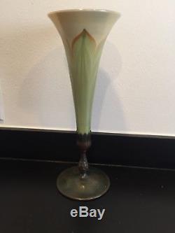 Tiffany Studios Decorated Favrile Trumpet Vase