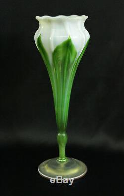 Tiffany Studios Favrile Glass Floriform Vase from the Estate of Debbie Reynolds