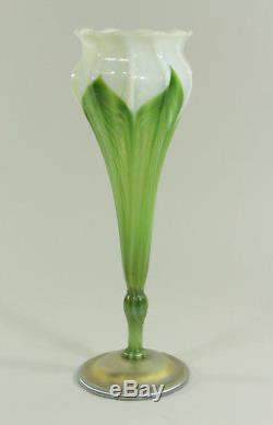Tiffany Studios Favrile Glass Floriform Vase from the Estate of Debbie Reynolds