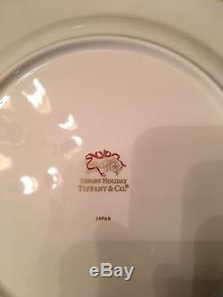 Tiffany and Co Holiday China/Excellent Condition/4 Placesettings