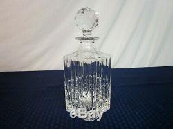 Tiffany and Company Crystal Liqueur Decanter withStopper. Plaid. NICE