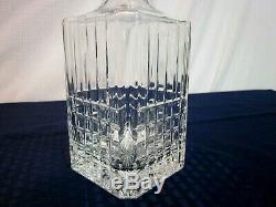 Tiffany and Company Crystal Liqueur Decanter withStopper. Plaid. NICE