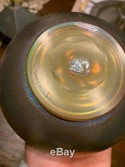 Tiffany favrile art glass Vase