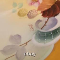 Tressemanes & Vogt Limoges Porcelain Fruit Bowl. Depose 1903. Mark 1.1