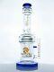 Tsunami 17? Triple Honeycomb Heart Perc Glass Water Pipe Choose Color