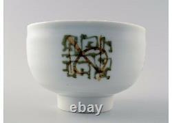 Unique Royal Copenhagen ceramic bowl by Nils Thorsson