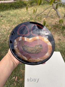 Unique Signed Tony Evans Stoneware American Studio Pottery Glazed Bowl