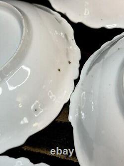 Unsigned Antique RS Prussia Serving And Dessert Bowl Set Of 11 Pieces Multicolor