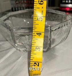 VERSACE 7 inch ROSENTHAL MEDUSA LUMIERE CRYSTAL BOWL LARGE SIZE USED