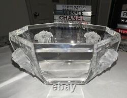 VERSACE 7 inch ROSENTHAL MEDUSA LUMIERE CRYSTAL BOWL LARGE SIZE USED