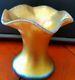 Very Rare Steuben For Haviland Aurene Glass Flower Form Bud Flower Vase