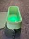 VINTAGE McKee 1930's Refrigerator CUSTARD Glass Water Cooler Dispenser RARE