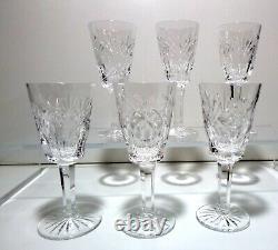 VINTAGE Waterford Crystal ASHLING (1954-) Set of 6 Sherry Wines 5 1/8 IRELAND