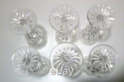 VINTAGE Waterford Crystal ASHLING (1954-) Set of 6 Sherry Wines 5 1/8 IRELAND