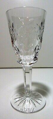 VINTAGE Waterford Crystal ASHLING (1954-) Set of 6 Sherry Wines 5 1/8 IRELAND