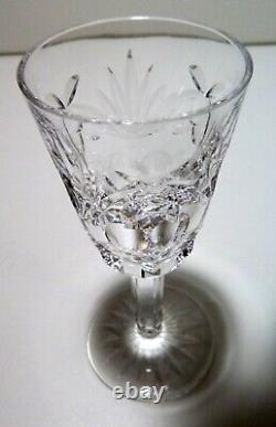 VINTAGE Waterford Crystal ASHLING (1954-) Set of 6 Sherry Wines 5 1/8 IRELAND