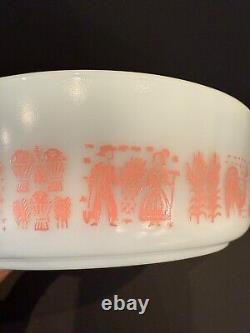 VTG HTF Rare Pyrex Amish Pink Butterprint Casserole Set with Lids 471, 472, 473