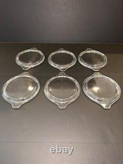 VTG HTF Rare Pyrex Amish Pink Butterprint Casserole Set with Lids 471, 472, 473