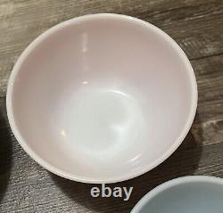 VTG PYREX Primary Color SET 4 Nesting/Mixing Bowls 401, 402, 403, 404 Great Cond